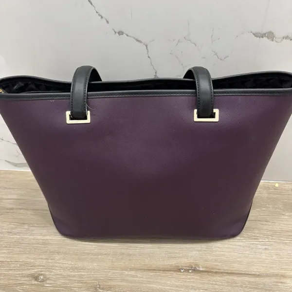 Lo & Sons Tote Purse Purple The Seville Tote Laptop Bag Travel - Image 3
