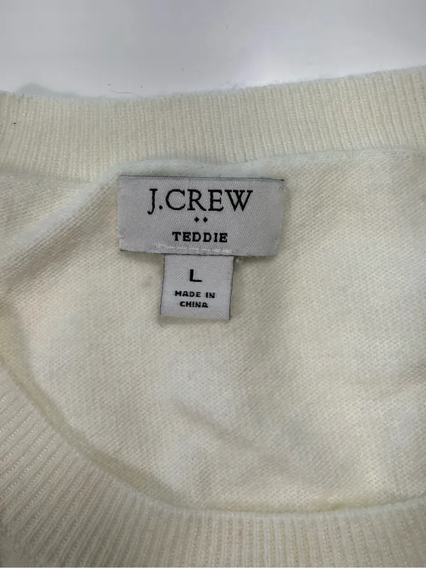 J. Crew Cotton Wool Blend Crewneck Lightweight Sweater Size Large - Image 5