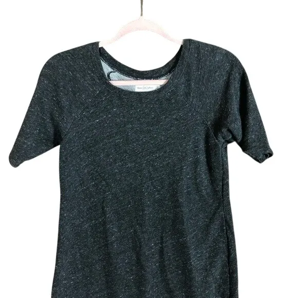 Abercrombie & Fitch Gray Heathered Raglan Short Sleeve T-Shirt‎ Dress XS - Image 2