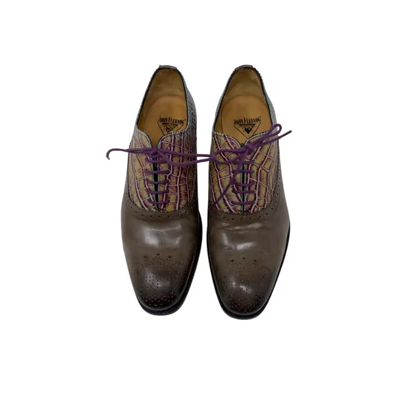 John Fluevog city Angels Damascus classic brogued Oxford sz 10.5 - Image 2