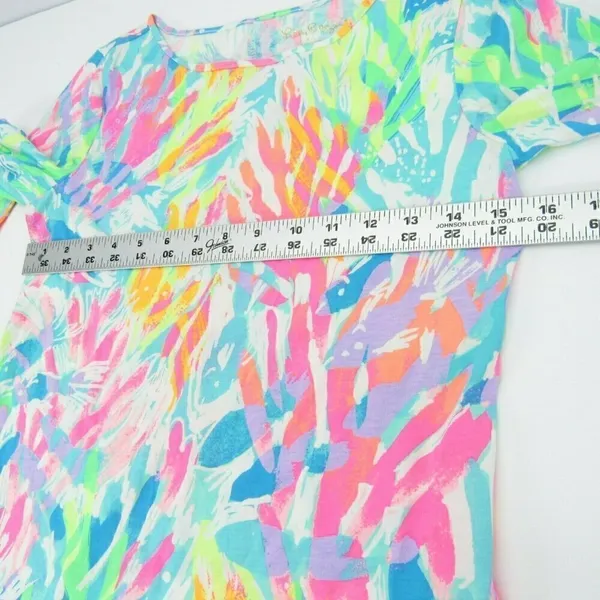 New Lilly Pulitzer Marlowe Dress Sparkling Sands X-Small‎ XS (26014) L/Sleeve - Image 5