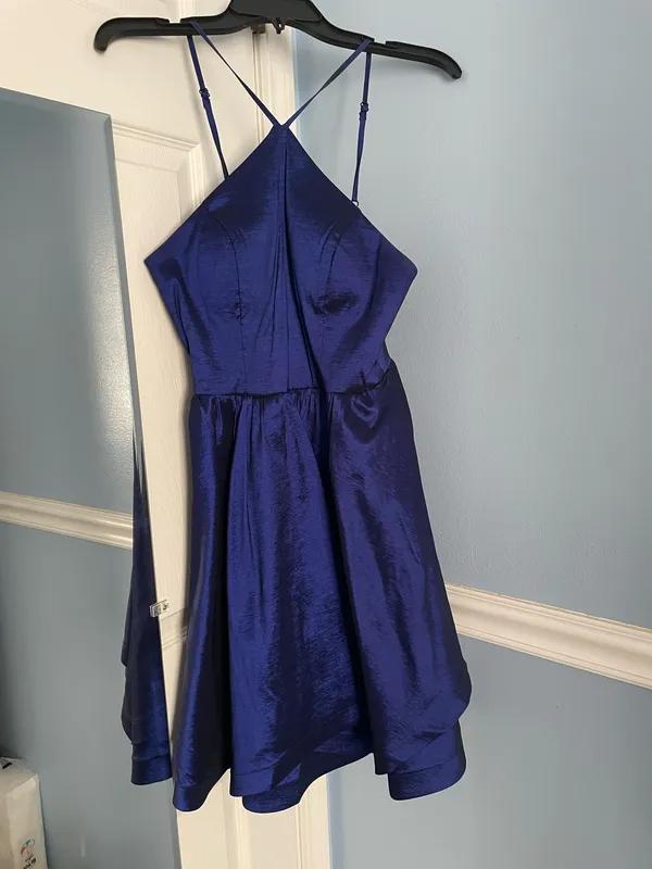 Royal Blue Homecoming Macy's Dress - Image 2