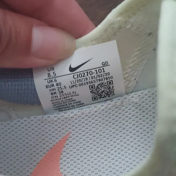 Nike Free RN 5 pale ivory shimmer Sail running tennis shoes size 8.5 gre… - Image 4