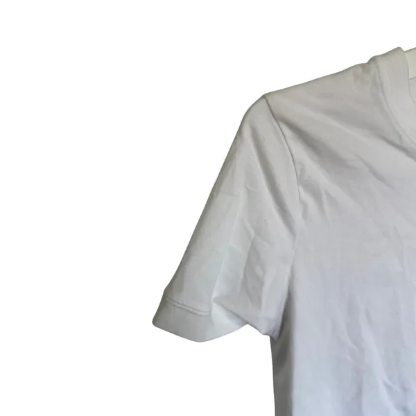 Nike White Short Sleeve Women's Bodysuit (Size Medium) - Image 6