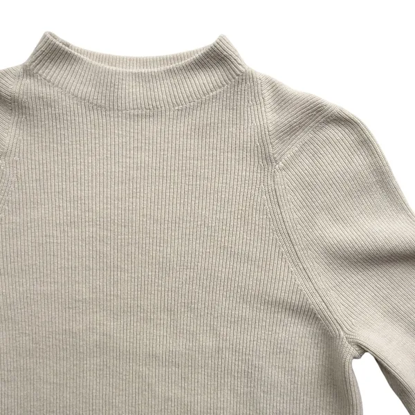 Lululemon Cotton-Blend Mock-Neck Sweater Heathered Bone Small Women’s W3HBGS - Image 3