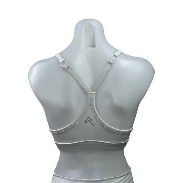 Oner Active Everyday White Racerback Workout Active Sports Bra Crop Tank Top S - Image 3