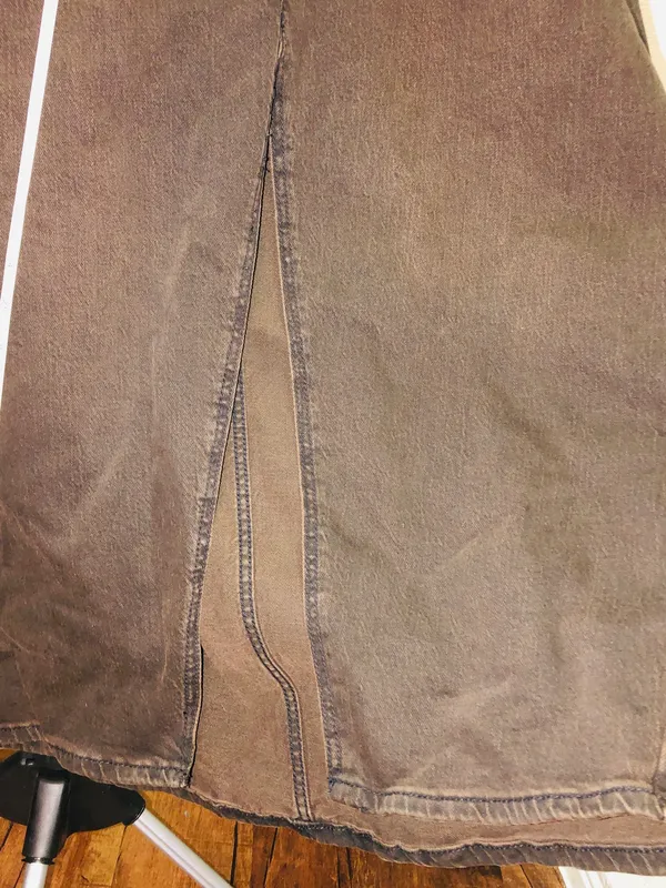 Jean skirt Brown Size 16 - Image 8