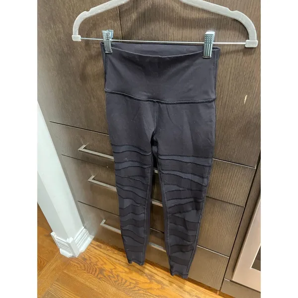 Lululemon Wunder Under Pant high-rise tech mesh leggings women'‎ 4 black - Image 2