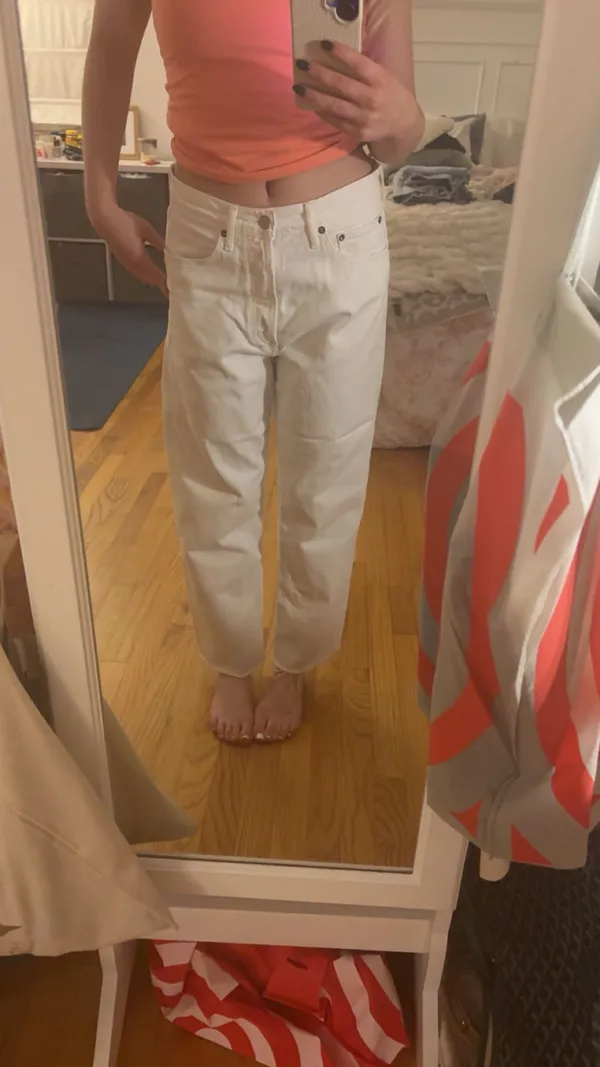 AGOLDE White Jeans - Image 3