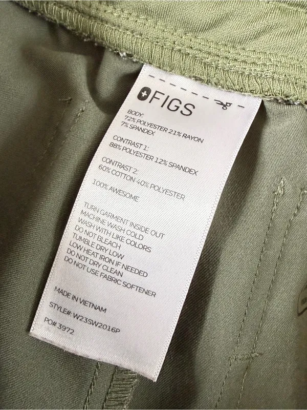 Figs Women’s Zamora Jogger Scrub Pants Pull On in Moss Green XSP - Image 10