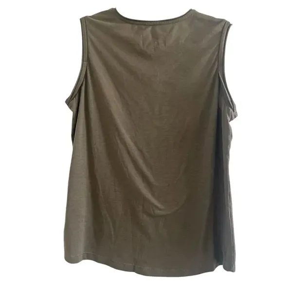 ✨Kuhl Green Juniper V-Neck Tank Green Sz Large Top✨ - Image 6