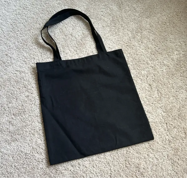 Olaplex black cotton tote - Image 4