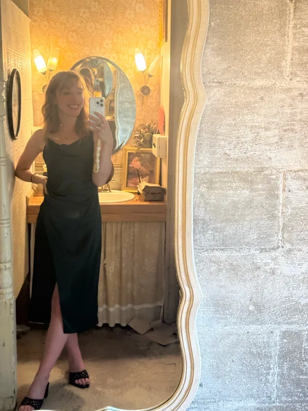 Lulus Midi Dress Green Emerald - Image 6