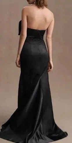 NEW NWT Mac Duggal Ieena Black Strapless Bow Mermaid Gown size 6 - Image 2