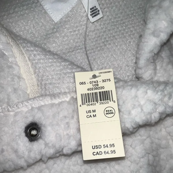Aerie Oversized Cloud Sherpa Quarter Snap Pullover Size Medium New with tag - Image 7
