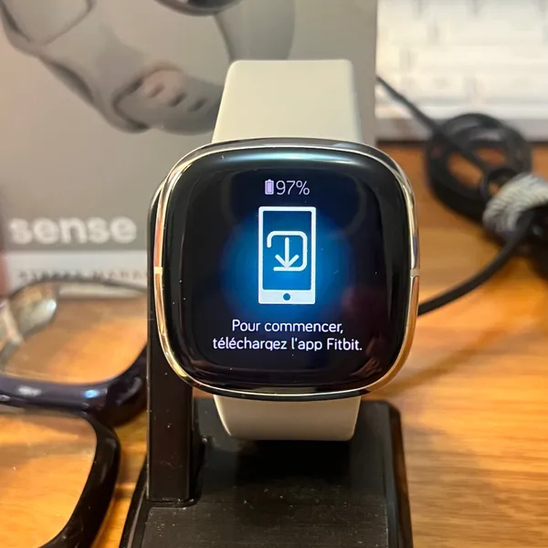 Fitbit Sense Watch, Charger, Faceplate and bands - Image 2