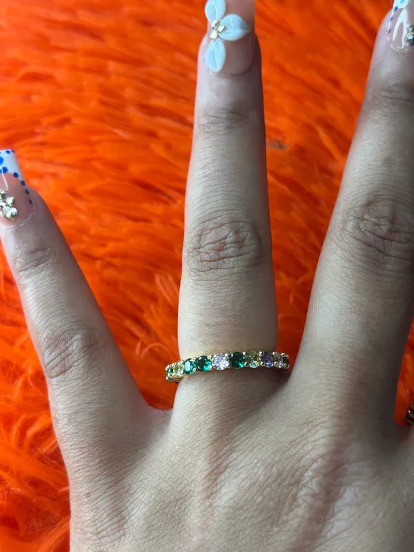 Multicolor ring Gold - Image 4
