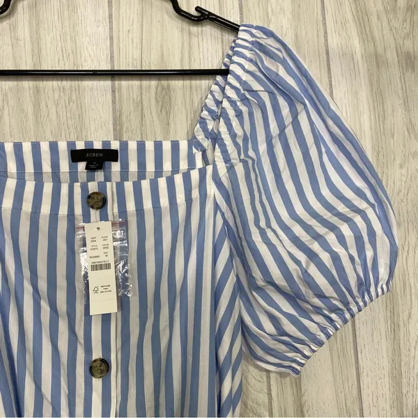 NEW J. Crew Cottage Dress in Stripe size M Medium AZ810 NWT - Image 9