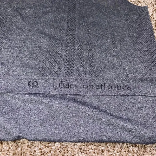 Lululemon Swiftly Tech Racerback Tank Heathered Grey Size 4 - Image 4