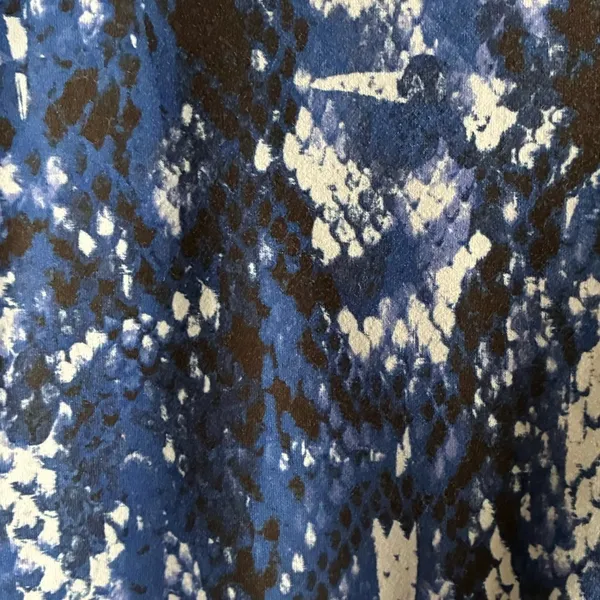 Alo Yoga Blue Snake Patterned Leggings M - Image 7