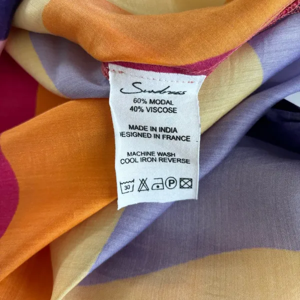 Sundress Grace Capri Multicolor Rainbow Long Maxi Slip Dress Women’s Size M/L - Image 7