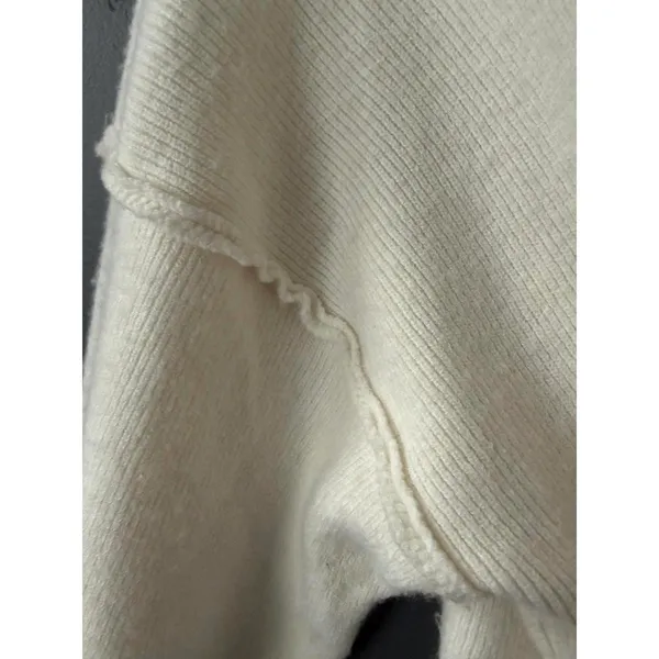 OLIVE+OAK Natural Pearl Knit Sweater Size S - Image 8