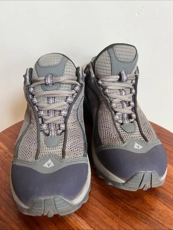 Vasque Women's Trail Shoes hiking in Gray and Purple Accents - Image 5