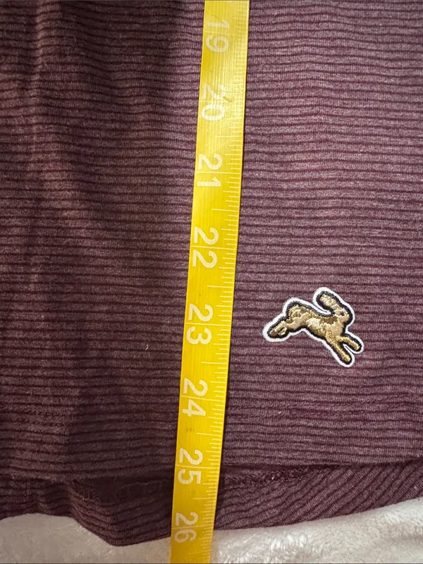 Tracksmith size medium Heathered Plum Stripe Racerback Training Tank Purple - Image 6