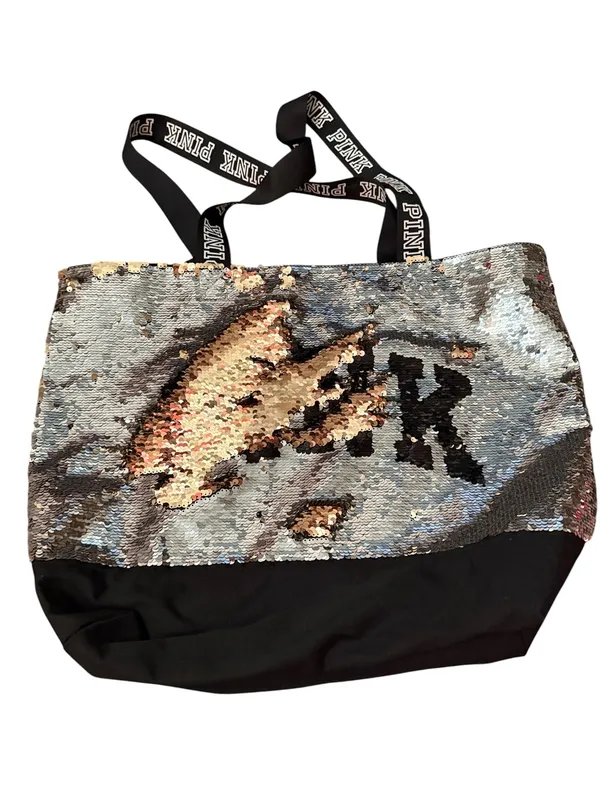PINK Victoria’s Secret Sequin Tote Bag - Image 2