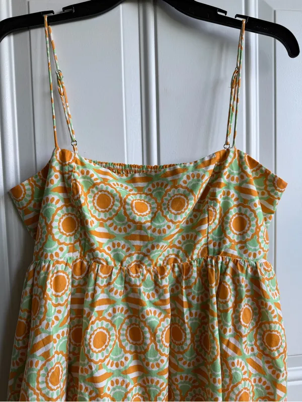 Anthropologie Maeve Printed Babydoll Mini Dress - Image 5