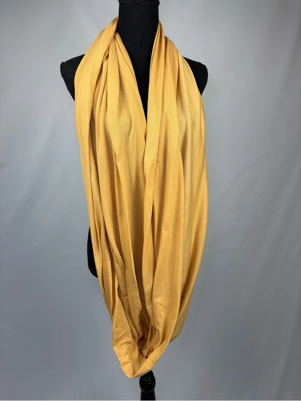 Infinity Scarf Mustard Yellow - Image 4