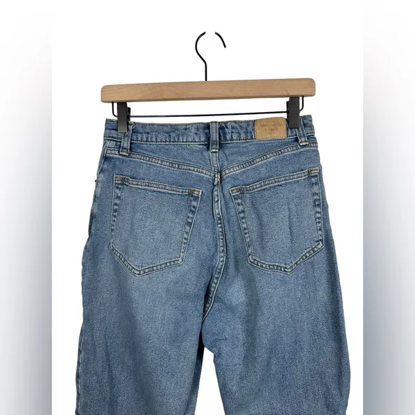 Abercrombie Curve Love Ankle Straight‎ Ultra High Rise Distressed Jeans 29 8R - Image 5