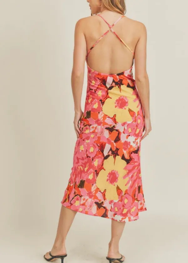 Lush floral midi dress - Image 5