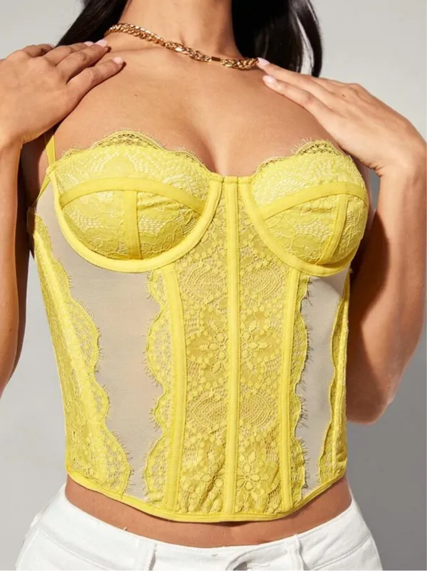 Yellow Corset Top - Image 4