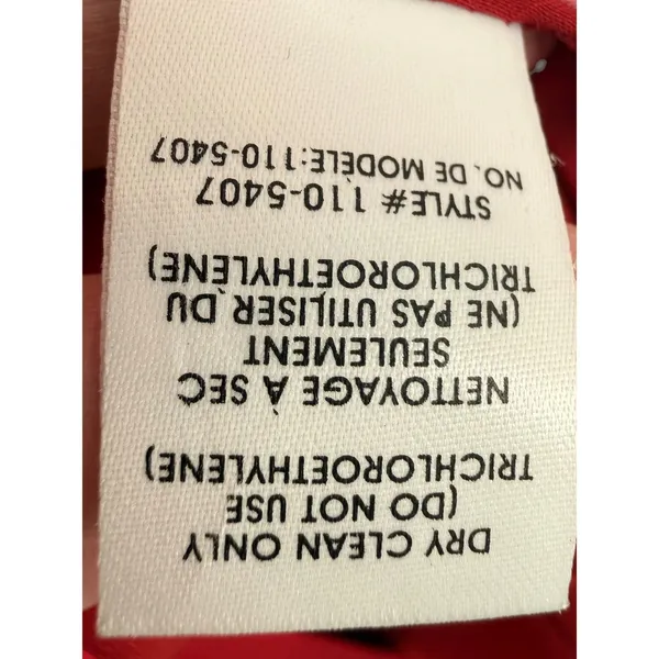 NWT Nanette Lepore Women's Scarlet Red Lace Up V-Neck Satin Sheath Dress Size 4 - Image 14
