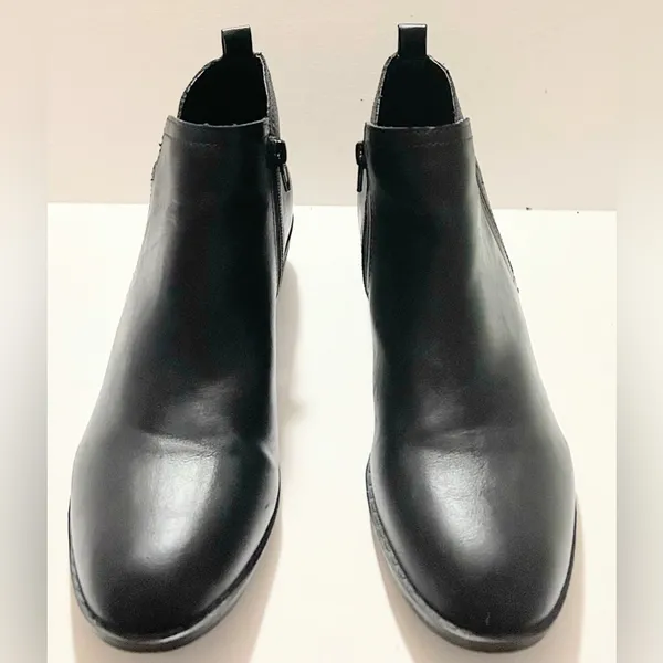 Sun + Stone Womens Cadee Ankle Booties, BLACK, Size 9M Black - Image 2