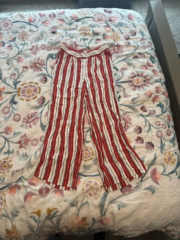 Striped Cropped Loft Pants  - Image 2