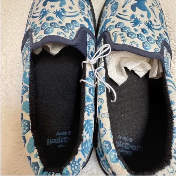 Disney Stitch Tropical Canvas Slip On Shoes NWT Women’s 8 - Image 6