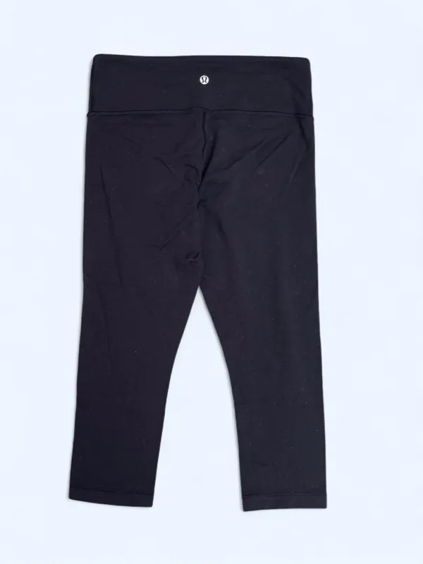 lululemon athletica Black cropped leggings yoga Pilates activewear loungewear 6 - Image 2