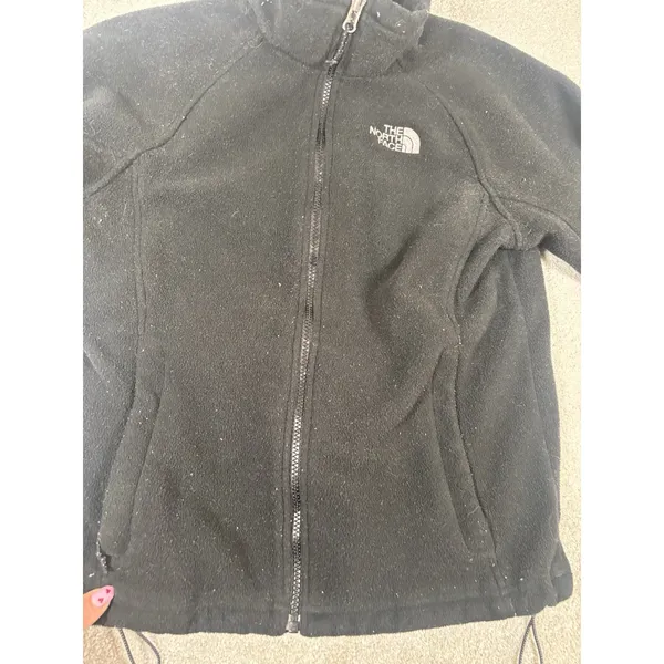 womens black north face fleece jacket small‎ needs shaved - Image 4