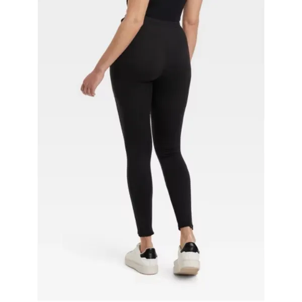 A New Day Black Super Soft Leggings 2 Pack Women's Size XL NWT - Image 2