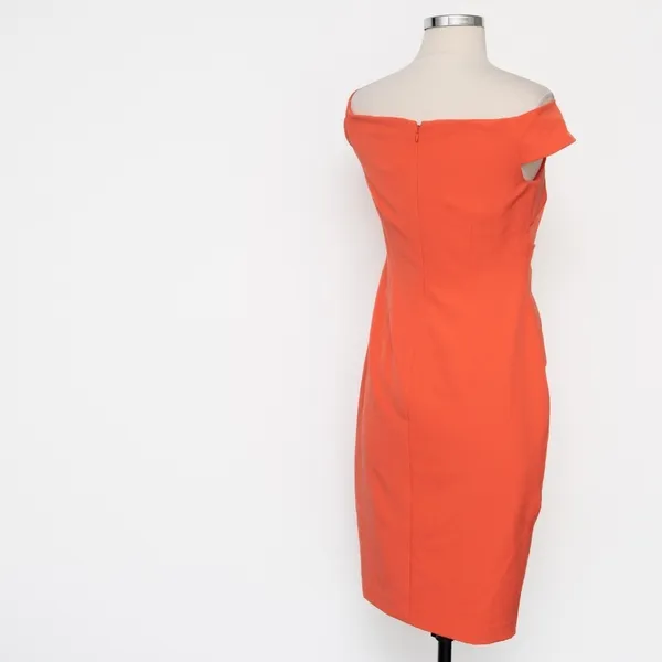 Lauren Ralph Lauren Coral Twist‎ Detail Cocktail Dress Size 2 - Image 10