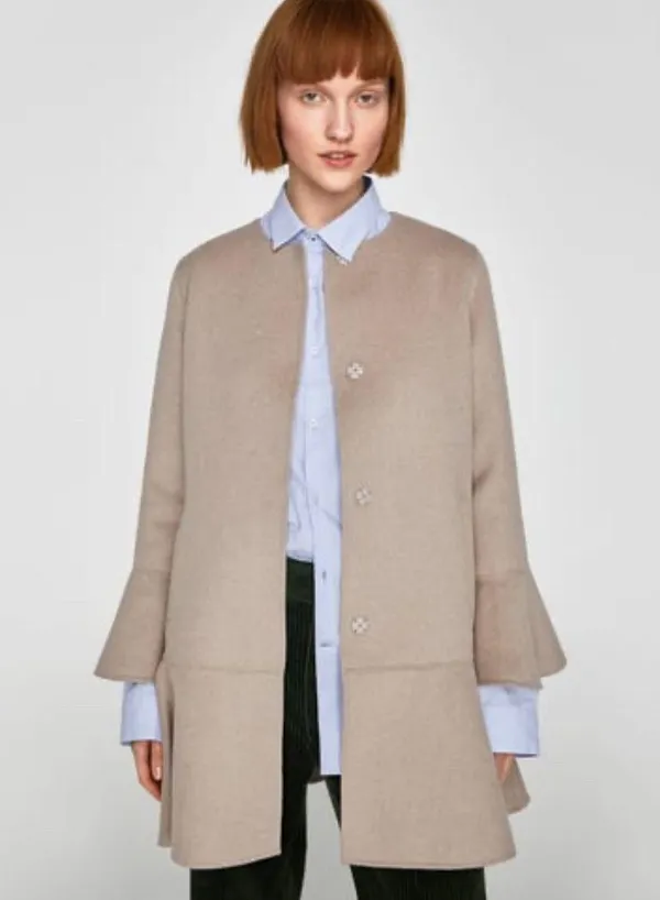 New! European Wool Blend Coat - Image 4