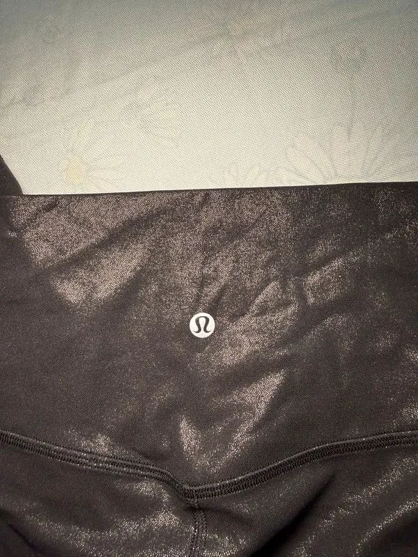 Lululemon Align high Rise Pant 28"- Shine (Radiate Foil Print Black) - Image 7