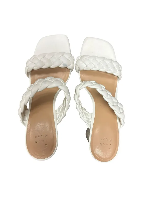 A New Day Women's White Braided Slide  - Image 7