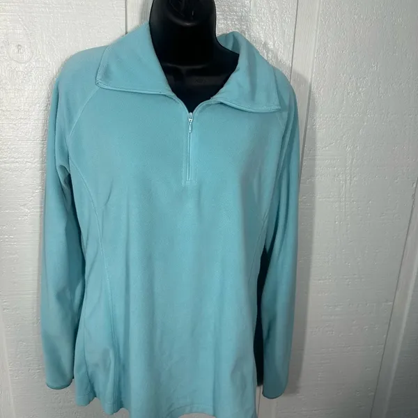 Columbia Women's Glacial Half Zip Long Sleeve Fleece Pullover Size Large EUC - Image 2