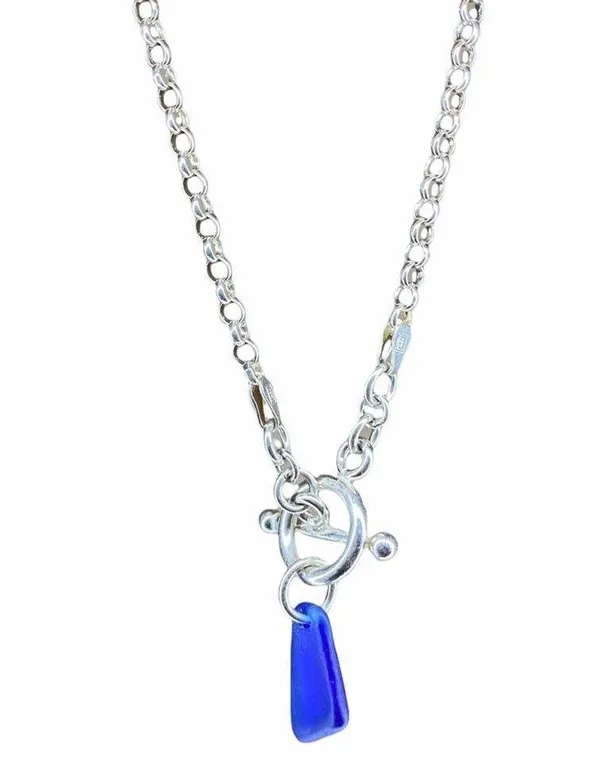 925 Sterling Silver Rollo Necklace - Image 3