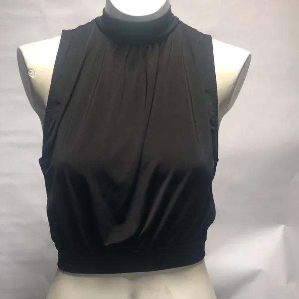 Asos black open back blouse - Image 6