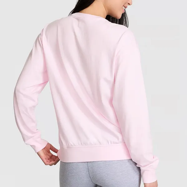 Pink Pima Cotton‎ Club Long-Sleeve Tee - Image 2