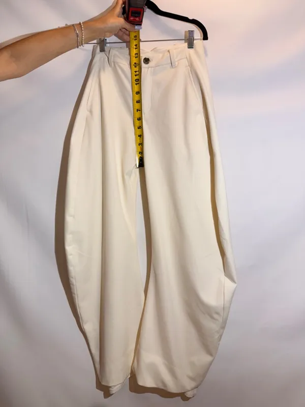 NWT Free People Spotlight Menswear Barrel Relaxed Trousers Size 2 - Image 6